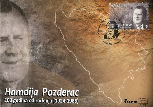 100 Godina Od Rođenja Hamdije Pozderca (1924-1988) – FDC