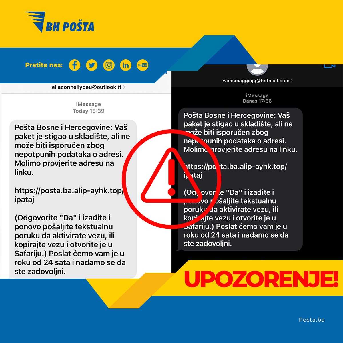 Upozorenje Na Lažne SMS Poruke: Ne Nasjedajte Na Pokušaje Prevare!